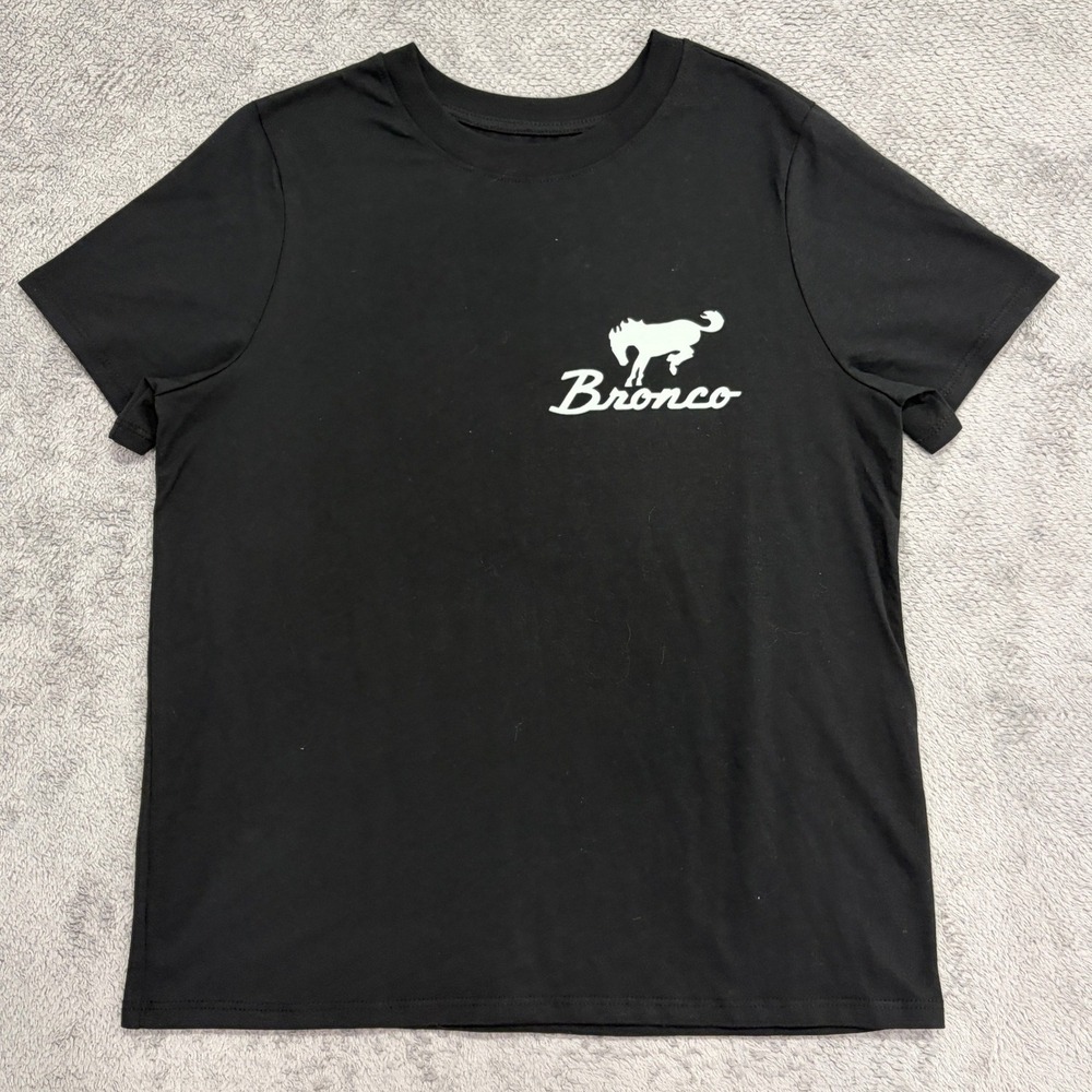 Ford Bronco T-Shirt Mens S Black Short Sleeve Graphic Tee Official Licensed